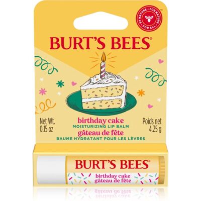 Burt’s Bees Birthday Cake Lippenbalsem met Bijenwas Smaak Vanilla Cake 4.25 g Burt’s Bees Birthday Cake Lippenbalsem met Bijenwas Smaak Vanilla Cake 4.25 g