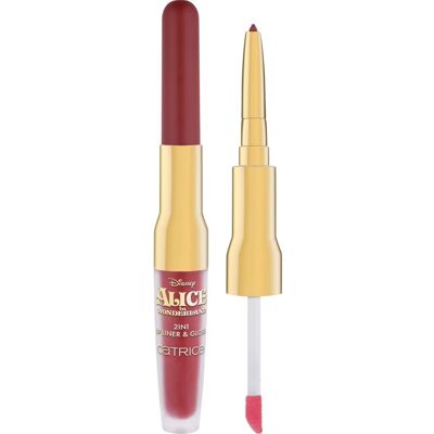 Catrice Disney Alice in Wonderland lippenstift en lipliner 2 in 1 Tint C02 Always Curious 1.77 g Catrice Disney Alice in Wonderland lippenstift en lipliner 2 in 1 Tint C02 Always Curious 1.77 g