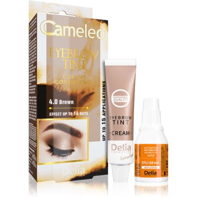 Delia Cosmetics Cameleo Professionele Wenkbrauwverf - Bruin - 15 ml Delia Cosmetics Cameleo Professionele Wenkbrauwverf - Bruin - 15 ml