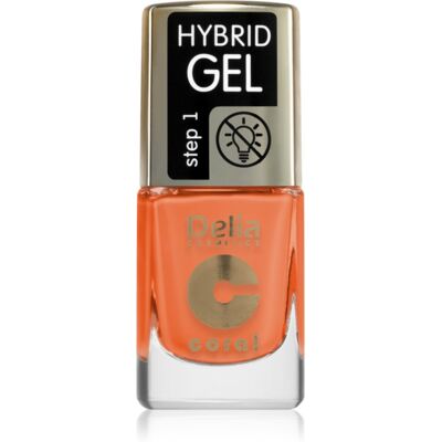 Delia Cosmetics Coral Nail Enamel Hybrid Gel - Nagellak, Model 143, Heldere Kleur Delia Cosmetics Coral Nail Enamel Hybrid Gel - Nagellak, Model 143, Heldere Kleur