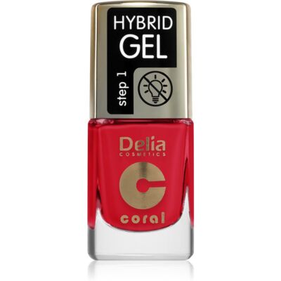 Delia Cosmetics Coral Nail Enamel Hybrid Gel Gel Nagellak Tint 145 11 ml Delia Cosmetics Coral Nail Enamel Hybrid Gel Gel Nagellak Tint 145 11 ml