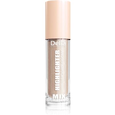 Delia Cosmetics Mix&Match Highlighter Liquid Glow Vloeibare Verheldering Tint 08 4 ml Delia Cosmetics Mix&Match Highlighter Liquid Glow Vloeibare Verheldering Tint 08 4 ml