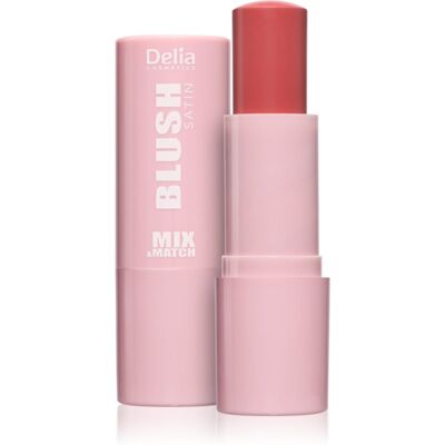 Delia Cosmetics Mix&Match Blush Satin multifunctionele make-up voor ogen, lippen en gezicht Tint 01 Powder Peach 9 g Delia Cosmetics Mix&Match Blush Satin multifunctionele make-up voor ogen, lippen en gezicht Tint 01 Powder Peach 9 g