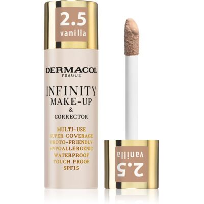 Dermacol Infinity extreem dekkende foundation SPF 15 Tint 2.5 Vanilla 20 g Dermacol Infinity extreem dekkende foundation SPF 15 Tint 2.5 Vanilla 20 g