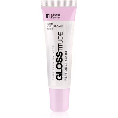 Gabriella Salvete Glosstitude Peptide Lip Gloss Hydraterende Lipgloss Tint 01 Glazed Karma 10 ml Gabriella Salvete Glosstitude Peptide Lip Gloss Hydraterende Lipgloss Tint 01 Glazed Karma 10 ml