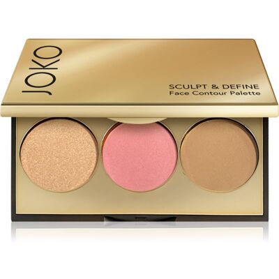 JOKO Sculpt & Define Contour Palet Tint 02 Mocha Haze 8 g JOKO Sculpt & Define Contour Palet Tint 02 Mocha Haze 8 g