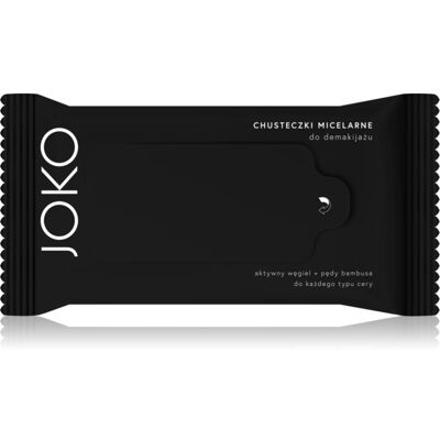 JOKO Micellar Makeup micellaire remover tissues met actieve koolstof 15 st JOKO Micellar Makeup micellaire remover tissues met actieve koolstof 15 st
