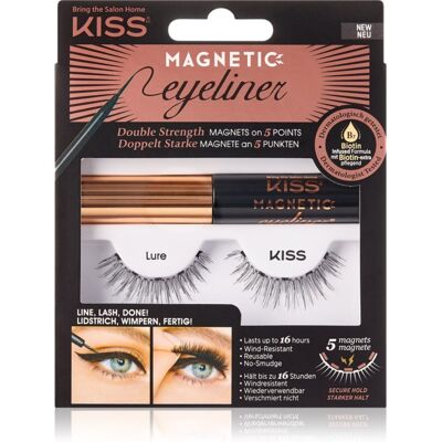 Kiss Magnetische Eyeliner & Wimperset Lure - Wimpernset Kiss Magnetische Eyeliner & Wimperset Lure - Wimpernset