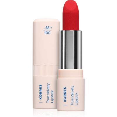 Korres True Velvety Lipstick Romige lippenstift met satijnen finish Tint Vivid Red 3 g Korres True Velvety Lipstick Romige lippenstift met satijnen finish Tint Vivid Red 3 g