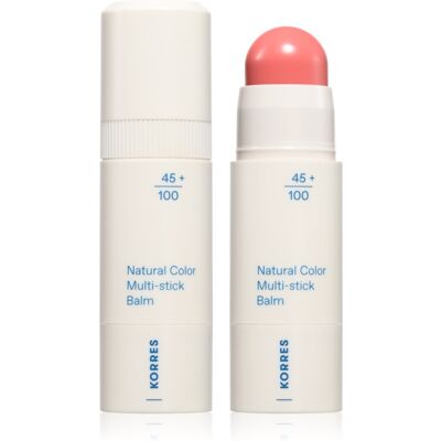 Korres Natural Color Multi-Stick Balm multifunctionele lip- en gezichts make-up Tint Petal Pink 4.5 g Korres Natural Color Multi-Stick Balm multifunctionele lip- en gezichts make-up Tint Petal Pink 4.5 g