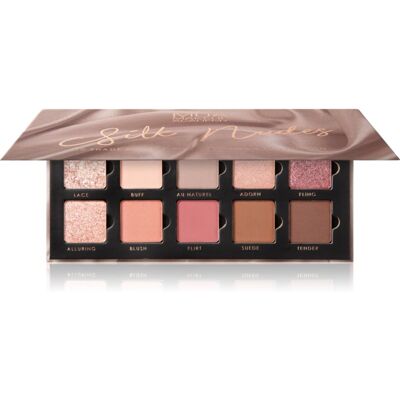 MUA Make Up Academy Silk Nudes 10-schaduw papierpalet - Oogschaduwpalette MUA Make Up Academy Silk Nudes 10-schaduw papierpalet - Oogschaduwpalette