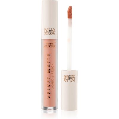 MUA Makeup Academy Velvet Matte Nude Edition matte vloeibare lipstick Tint Tempting 3 ml MUA Makeup Academy Velvet Matte Nude Edition matte vloeibare lipstick Tint Tempting 3 ml