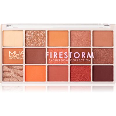 MUA Makeup Academy Professional 15 Shade Palette - Oogschaduwpalette - Firestorm MUA Makeup Academy Professional 15 Shade Palette - Oogschaduwpalette - Firestorm