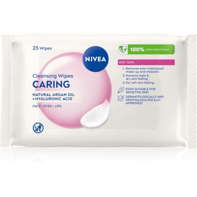 Nivea Gezichtsreinigingsdoekjes met amandelmelk - Voor gevoelige huid Nivea Gezichtsreinigingsdoekjes met amandelmelk - Voor gevoelige huid