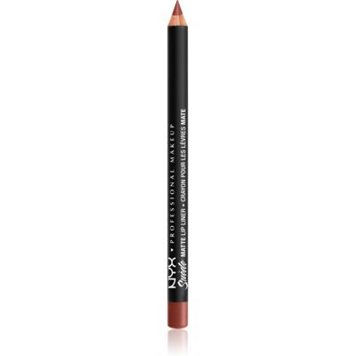 NYX Professional Makeup Suede Matte Lip Liner matterend lippotlood Tint 34 Alabama 1 gr NYX Professional Makeup Suede Matte Lip Liner matterend lippotlood Tint 34 Alabama 1 gr