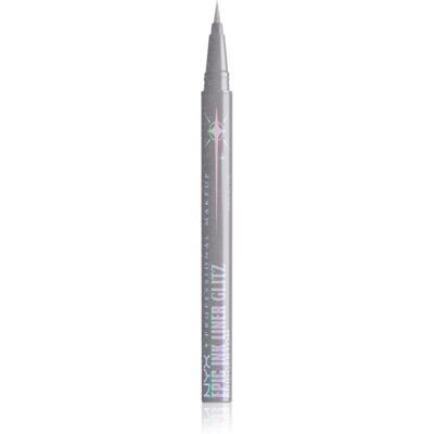 NYX Professional Makeup Bridgerton Royal Epic Ink Liner eyeliner met glitters Tint 01 Glitzed In Silver 1 ml NYX Professional Makeup Bridgerton Royal Epic Ink Liner eyeliner met glitters Tint 01 Glitzed In Silver 1 ml