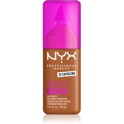 NYX Professional Makeup Make ‘Em Wonder Licht Matterende Foundation Tint 32 Capuccino 30 ml NYX Professional Makeup Make ‘Em Wonder Licht Matterende Foundation Tint 32 Capuccino 30 ml