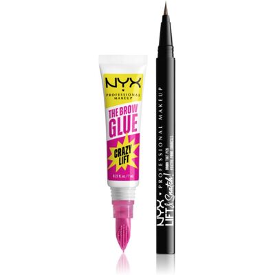 NYX Professional Makeup Brow Duo Gift Set voor Wenkbrauwen Tint 01 2 st NYX Professional Makeup Brow Duo Gift Set voor Wenkbrauwen Tint 01 2 st