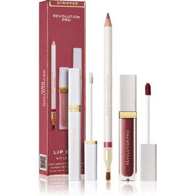 Revolution PRO Iconic Lippen Set Stripped - Lipstick, Sealer, Lip Liner Revolution PRO Iconic Lippen Set Stripped - Lipstick, Sealer, Lip Liner