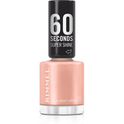 Rimmel 60 Seconds Super Shine Nagellak Tint 112 Almost Apricot 8 ml Rimmel 60 Seconds Super Shine Nagellak Tint 112 Almost Apricot 8 ml