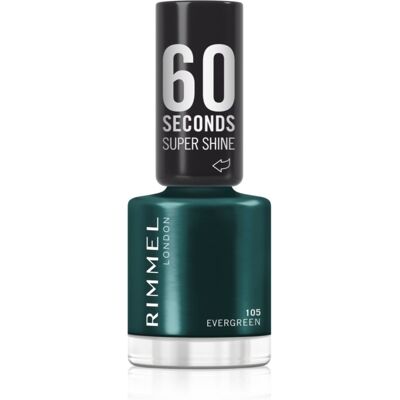 Rimmel 60 Seconds Super Shine Nagellak Tint 105 Evergreen 8 ml Rimmel 60 Seconds Super Shine Nagellak Tint 105 Evergreen 8 ml