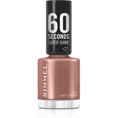 Rimmel 60 Seconds Super Shine Nagellak Tint 111 Café Creme 8 ml Rimmel 60 Seconds Super Shine Nagellak Tint 111 Café Creme 8 ml