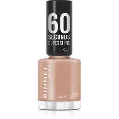 Rimmel 60 Seconds Super Shine Nagellak Tint 110 Peach Nougat 8 ml Rimmel 60 Seconds Super Shine Nagellak Tint 110 Peach Nougat 8 ml