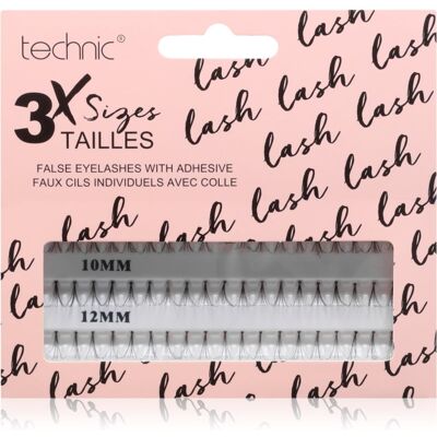 Technic Cosmetics Individual False Eyelashes plakwimpers in clusters 60 st Technic Cosmetics Individual False Eyelashes plakwimpers in clusters 60 st