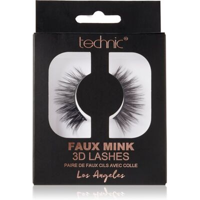 Technic Cosmetics Faux Mink Nepwimpers Los Angeles 1 paar Technic Cosmetics Faux Mink Nepwimpers Los Angeles 1 paar