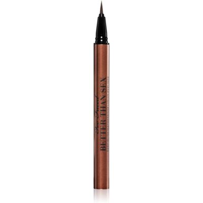Too Faced Better Than Sex Waterdichte Chocolade Liquid Eyeliner - Langdurig, Precies, Zwart Too Faced Better Than Sex Waterdichte Chocolade Liquid Eyeliner - Langdurig, Precies, Zwart