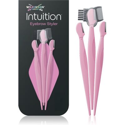 Wilkinson Sword Intuition Eyebrow Styler Dames Scheermes voor Wenkbrauwen 3 st Wilkinson Sword Intuition Eyebrow Styler Dames Scheermes voor Wenkbrauwen 3 st