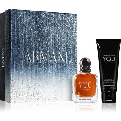 Giorgio Armani Emporio Stronger With You Intensely Gift Set voor Mannen Giorgio Armani Emporio Stronger With You Intensely Gift Set voor Mannen
