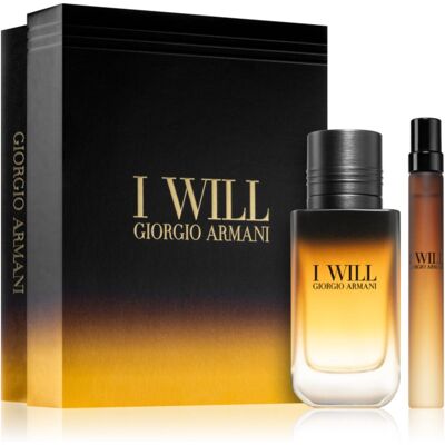 Giorgio Armani I Will Gift Set voor Mannen Giorgio Armani I Will Gift Set voor Mannen