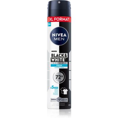 NIVEA MEN Black & White Fresh Antiperspirant Spray - Mannen Deodorant NIVEA MEN Black & White Fresh Antiperspirant Spray - Mannen Deodorant