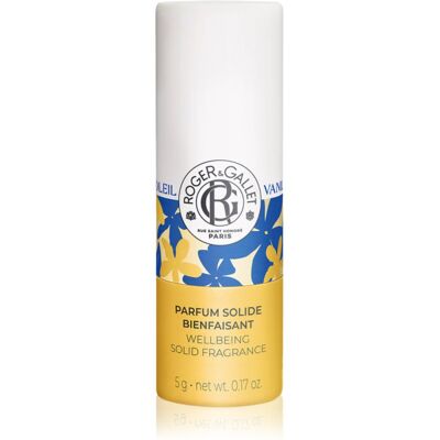 Roger & Gallet Vanille Soleil Wellbeing Solid Fragrance solid parfum voor Vrouwen 5 g Roger & Gallet Vanille Soleil Wellbeing Solid Fragrance solid parfum voor Vrouwen 5 g