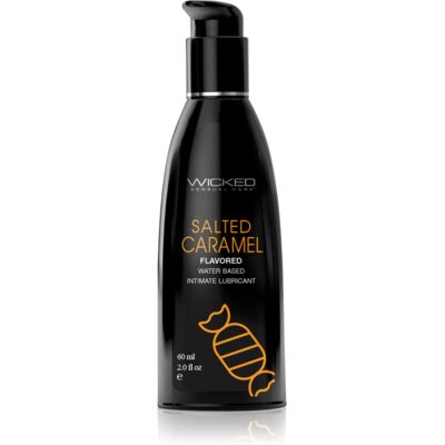 Wicked Aqua Flavored glijmiddel met een smaakje Salted Caramel 60 ml Wicked Aqua Flavored glijmiddel met een smaakje Salted Caramel 60 ml