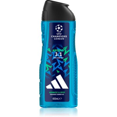 Adidas UEFA Champions League Matchday geparfumeerde douchegel voor Mannen 400 ml Adidas UEFA Champions League Matchday geparfumeerde douchegel voor Mannen 400 ml