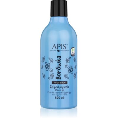 Apis Natural Cosmetics Fruit Shot Blueberry Douchegel 500 ml Apis Natural Cosmetics Fruit Shot Blueberry Douchegel 500 ml