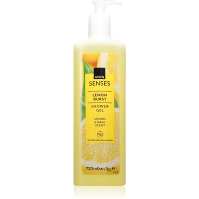 Avon Senses Lemon Burst Verfrissende Douchegel 720 ml Avon Senses Lemon Burst Verfrissende Douchegel 720 ml
