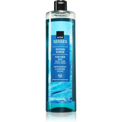 Avon Senses Ocean Surge Douchegel voor Mannen 3in1 500 ml Avon Senses Ocean Surge Douchegel voor Mannen 3in1 500 ml
