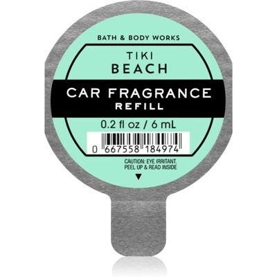 Bath & Body Works Tiki Beach auto luchtverfrisser Navulling 6 ml Bath & Body Works Tiki Beach auto luchtverfrisser Navulling 6 ml
