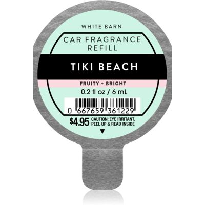 Bath & Body Works Tiki Beach auto luchtverfrisser Navulling 6 ml Bath & Body Works Tiki Beach auto luchtverfrisser Navulling 6 ml