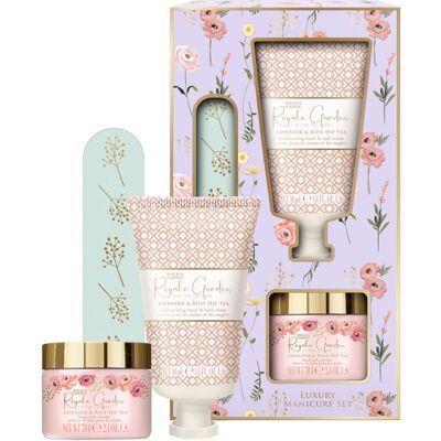 Baylis & Harding Royale Garden Lavender & Rose Hip Tea Gift Set voor handen en nagels Baylis & Harding Royale Garden Lavender & Rose Hip Tea Gift Set voor handen en nagels