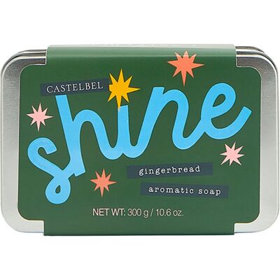 Castelbel Charming Soaps Gingerbread Vaste Zeep in blik 300 g Castelbel Charming Soaps Gingerbread Vaste Zeep in blik 300 g