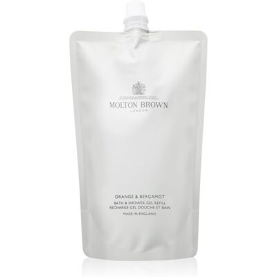 Molton Brown Oranje Bergamot Bad & Douche Gel Navul - 400ml Molton Brown Oranje Bergamot Bad & Douche Gel Navul - 400ml
