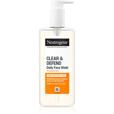 Neutrogena Clear & Defend Gel met Salicylzuur - Reinigingsgel Neutrogena Clear & Defend Gel met Salicylzuur - Reinigingsgel