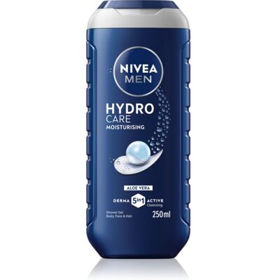 NIVEA MEN Hydrocare Douchegel voor Gezicht, Lichaam en Haar 250 ml NIVEA MEN Hydrocare Douchegel voor Gezicht, Lichaam en Haar 250 ml