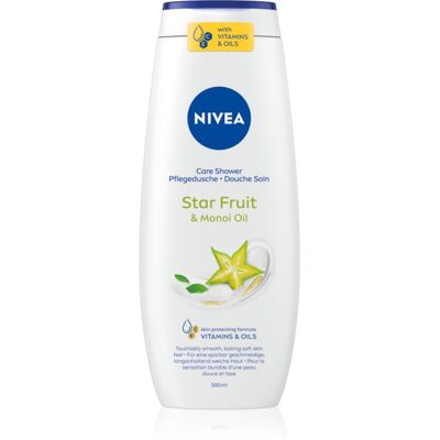 NIVEA Care Shower Star Fruit & Monoi Oil Hydraterende Douchegel 500 ml NIVEA Care Shower Star Fruit & Monoi Oil Hydraterende Douchegel 500 ml