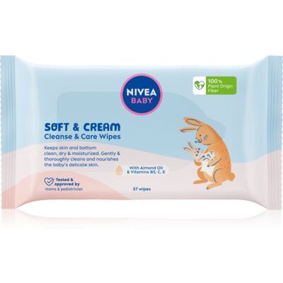 Nivea Baby Soft & Cream Doekjes - 57 stuks - Babydoekjes Nivea Baby Soft & Cream Doekjes - 57 stuks - Babydoekjes
