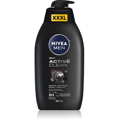 NIVEA MEN Active Clean Douchegel voor Mannen 887 ml NIVEA MEN Active Clean Douchegel voor Mannen 887 ml